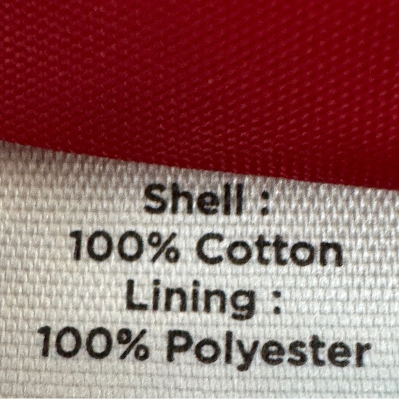 Talbots Petites 2P Red White Geometric A-Line Cotton Skirt - Picture 5 of 6